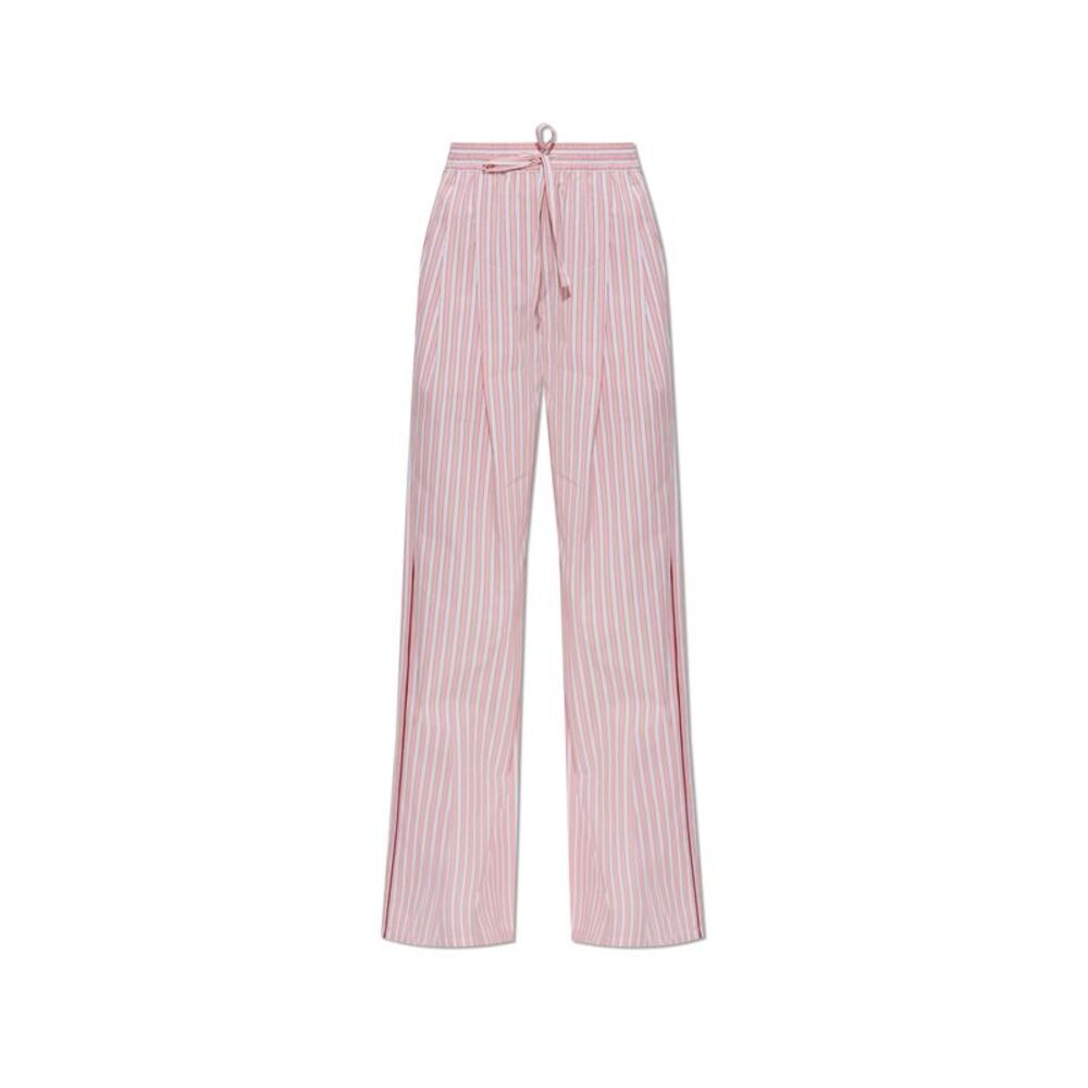 Striped pattern trousers